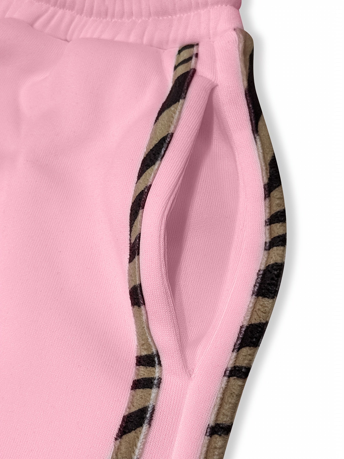 MOVEWEAR Women’s Two-Tone Black & Gold Hoodie Jogger Set