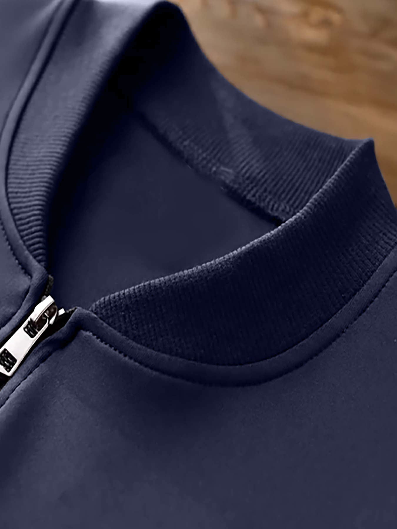 MOVEWEAR Men’s “Klein” Printed Stand - Collar Jacket Two - Piece Set - MOVEWEAR