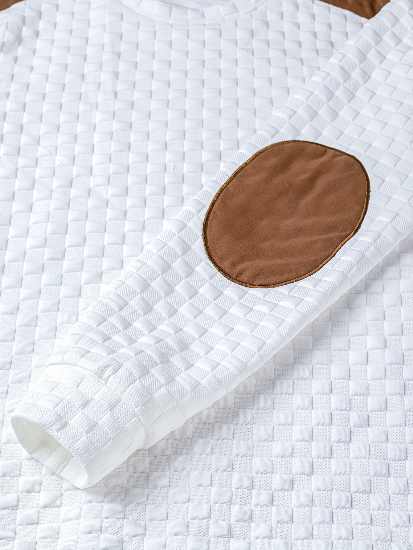 MOVEWEAR Men’s Color Block Textured Knit Long Sleeve Shirt