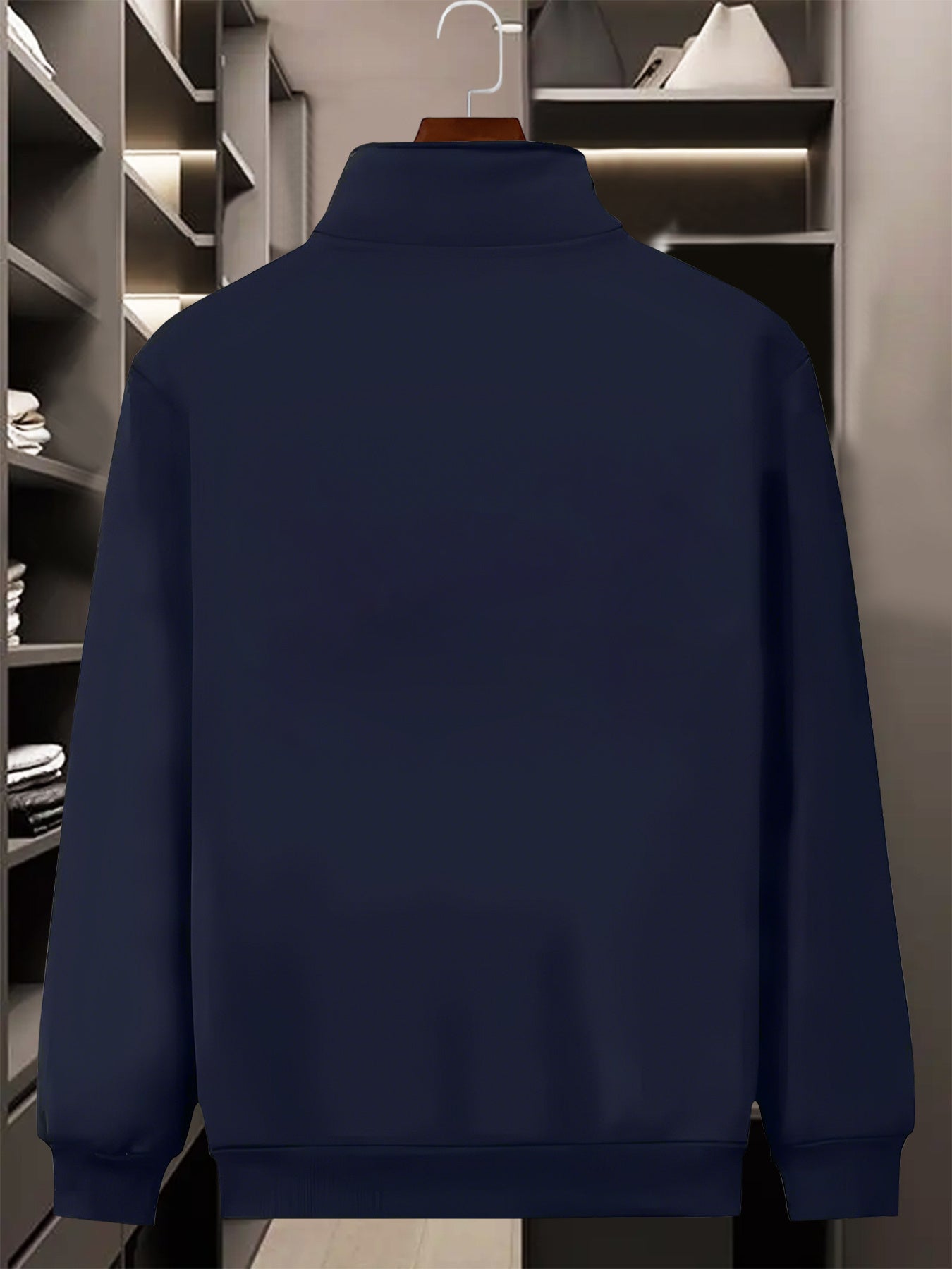 MOVEWEAR Men’s “Klein” Printed Stand-Collar Jacket Two-Piece Set