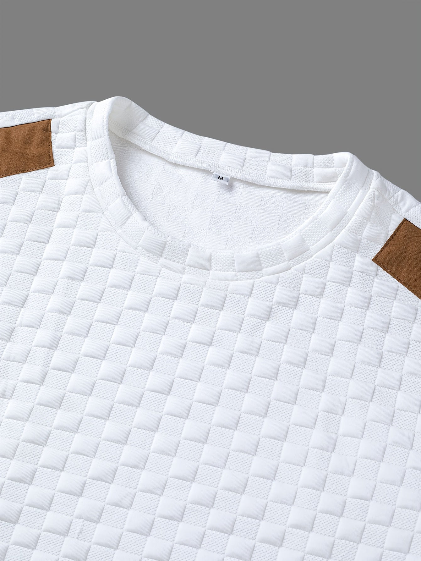 MOVEWEAR Men’s Color Block Textured Knit Long Sleeve Shirt