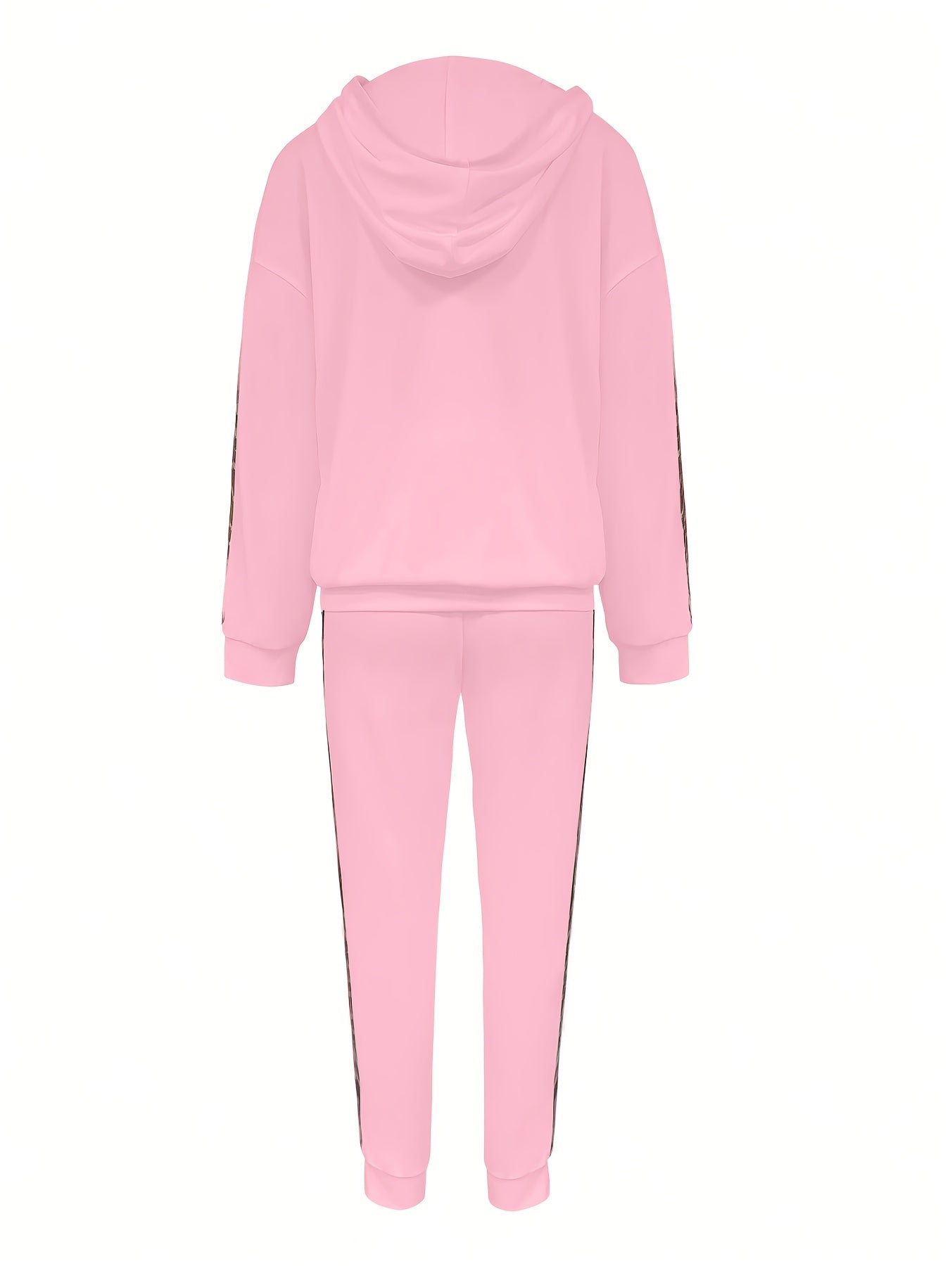 MOVEWEAR Women’s Two-Tone Black & Gold Hoodie Jogger Set