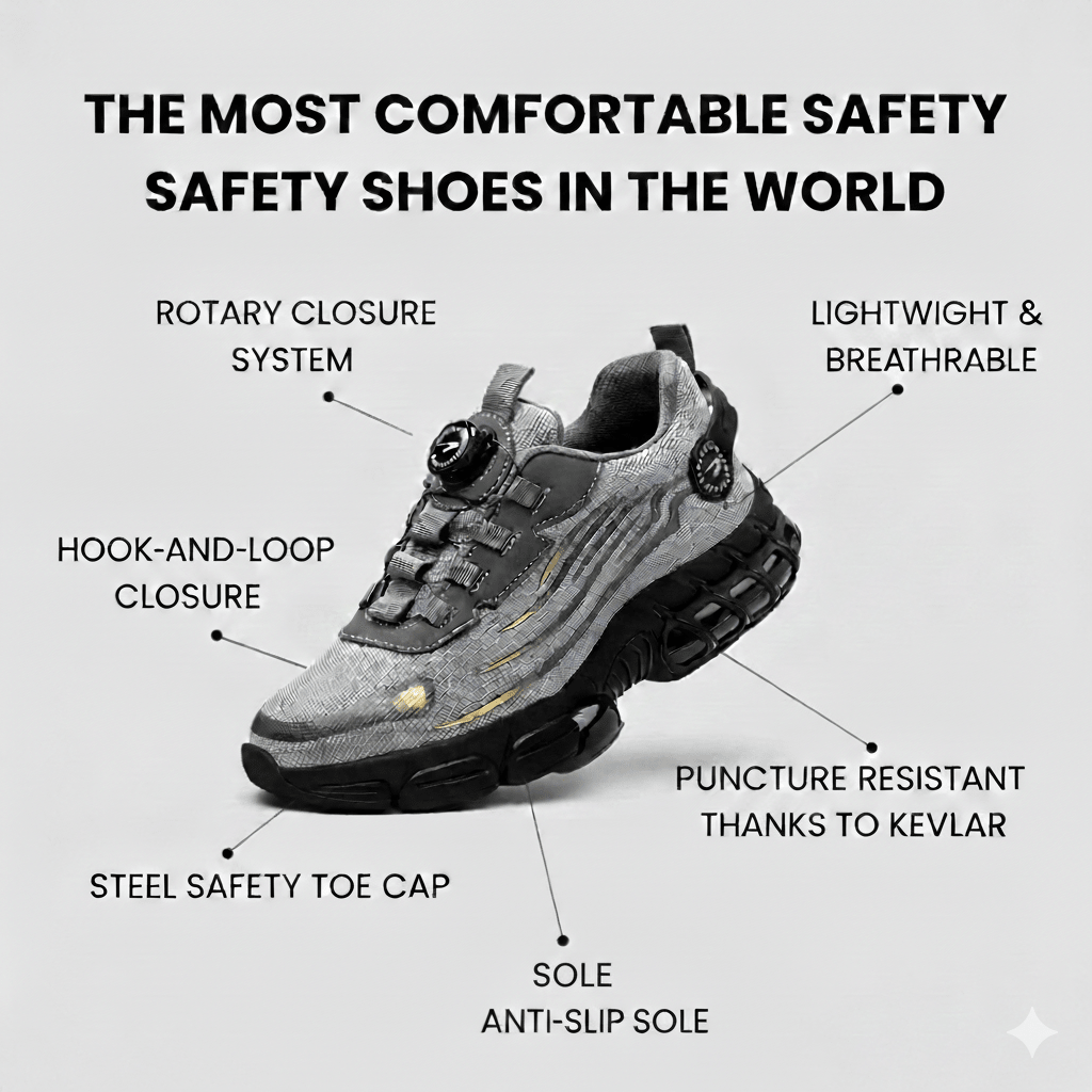 Move - Wear Lightweight Steel Toe Work Sneakers for Men & Women - MOVEWEAR