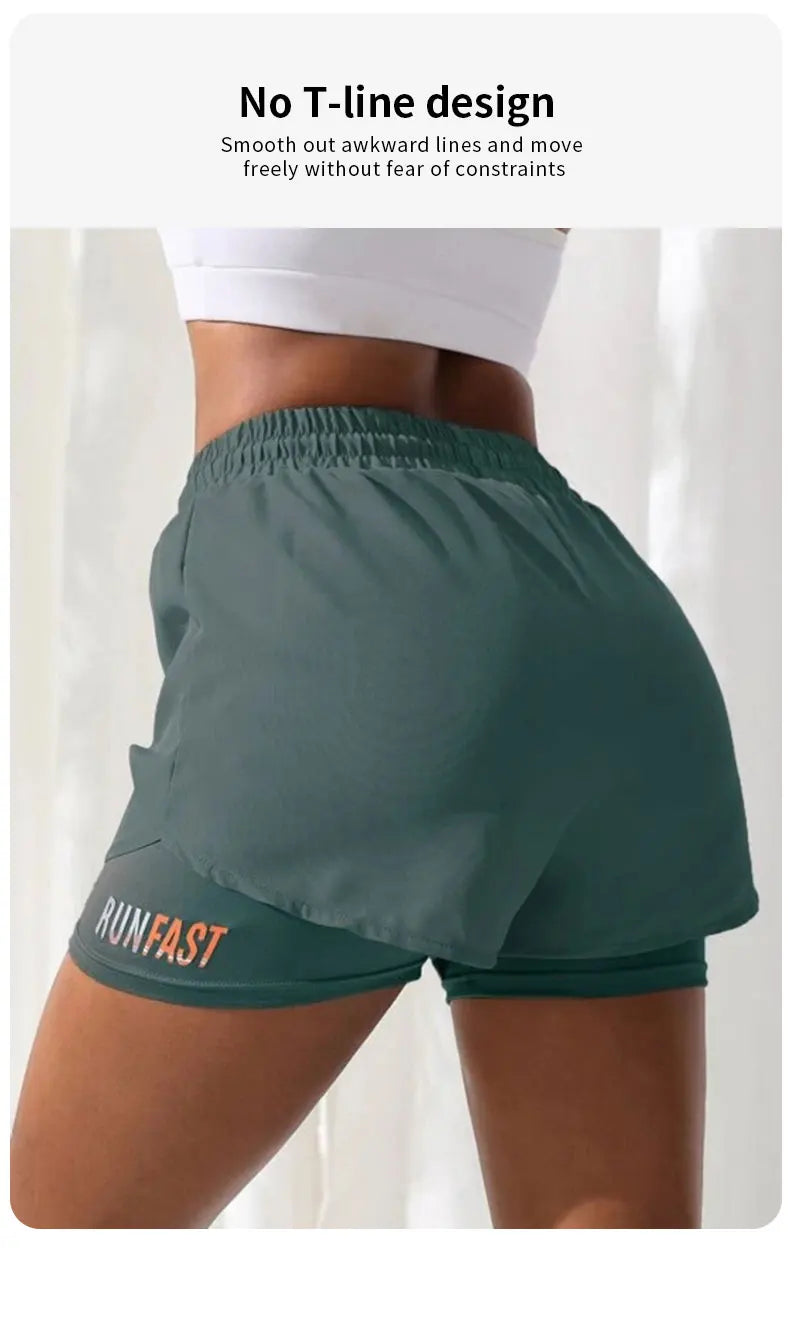 MOVEWEAR High Rise Yoga Running Shorts for Women