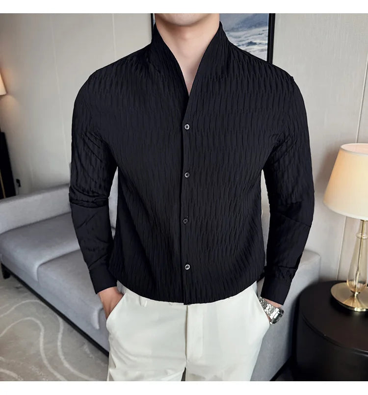 MOVEWEAR Long Sleeve British-Style Shirt