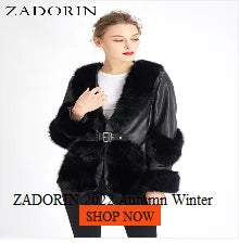 MOVEWEAR Elegant Faux Mink Fur Winter Coat