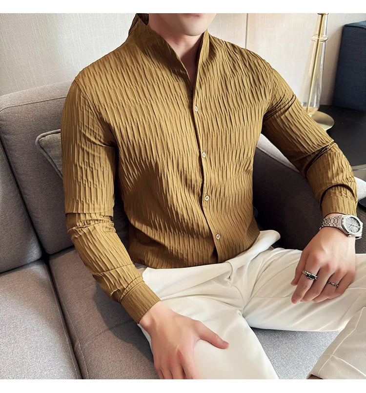 MOVEWEAR Long Sleeve British-Style Shirt