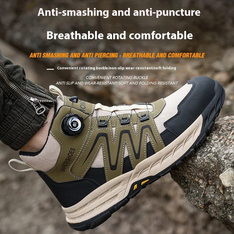 MOVEWEAR Men’s Steel Toe Indestructible Work Boots