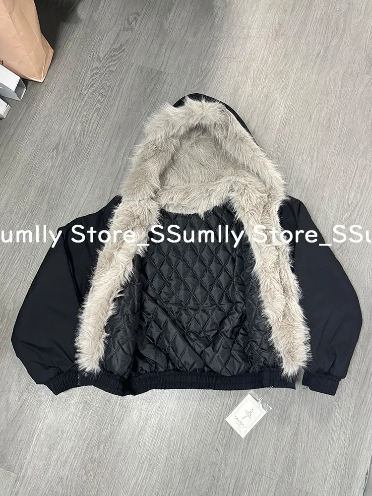 MOVEWEAR Liner Fur Loose Coat For Women