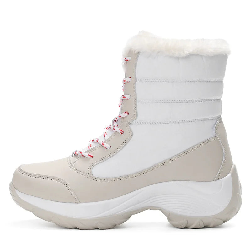 MOVEWEAR Women’s Platform Fur-Lined Winter Snow Boots