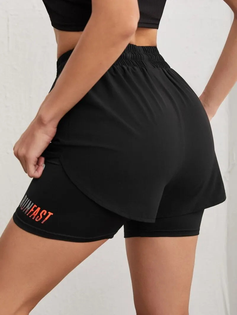 MOVEWEAR High Rise Yoga Running Shorts for Women