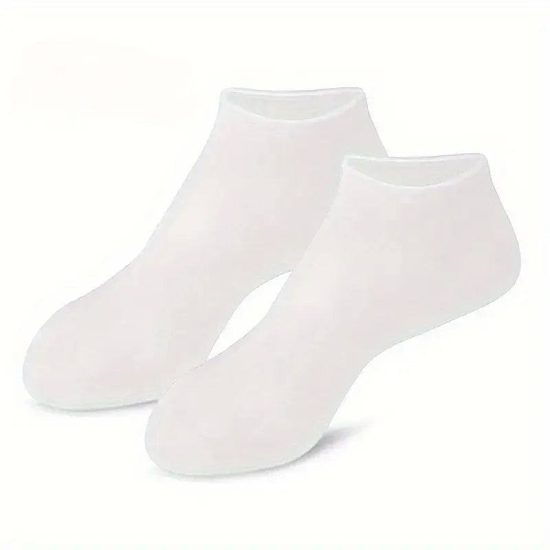 MOVEWEAR Silicone Moisturizing Foot Care Socks (2 Pairs)