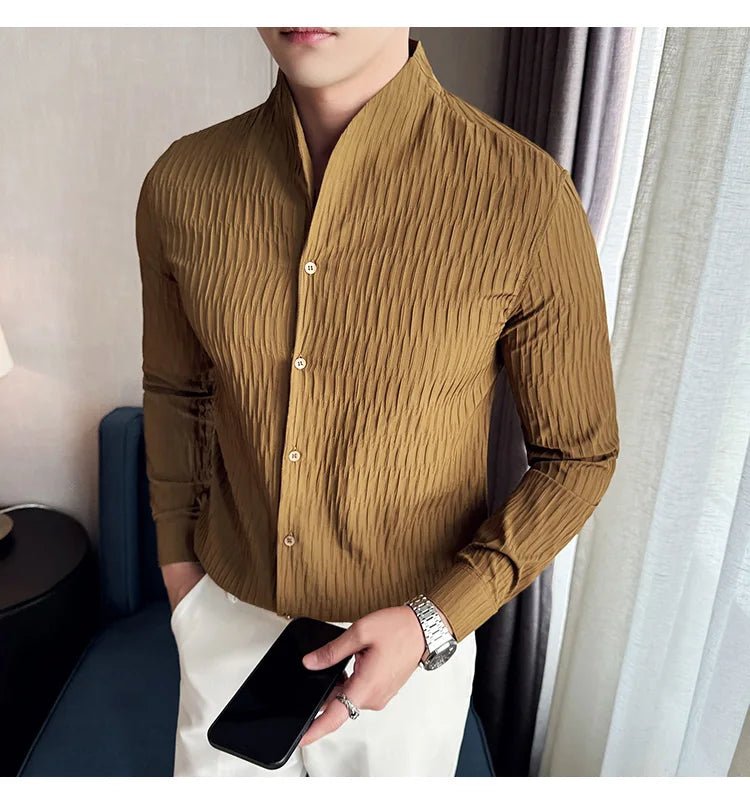 MOVEWEAR Long Sleeve British - Style Shirt - MOVEWEAR