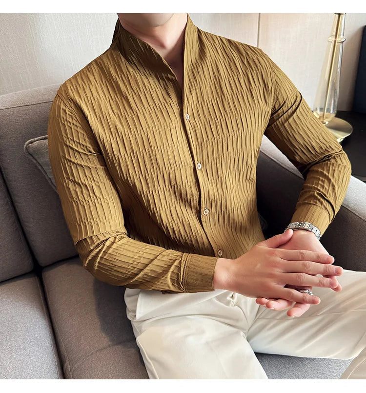 MOVEWEAR Long Sleeve British-Style Shirt