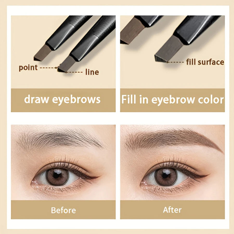 MOVEWEAR Waterproof Matte Double-Head Eyebrow Pen