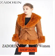 MOVEWEAR Elegant Faux Mink Fur Winter Coat - MOVEWEAR