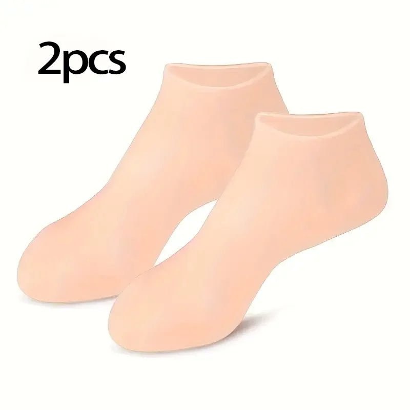 MOVEWEAR Silicone Moisturizing Foot Care Socks (2 Pairs) - MOVEWEAR