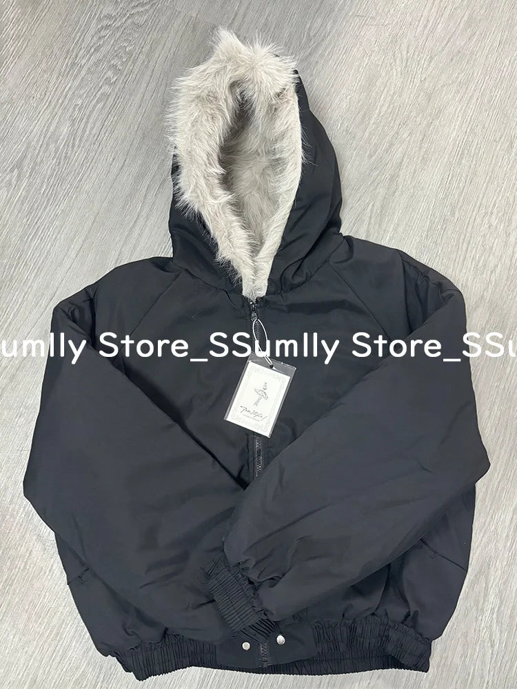 MOVEWEAR Liner Fur Loose Coat For Women