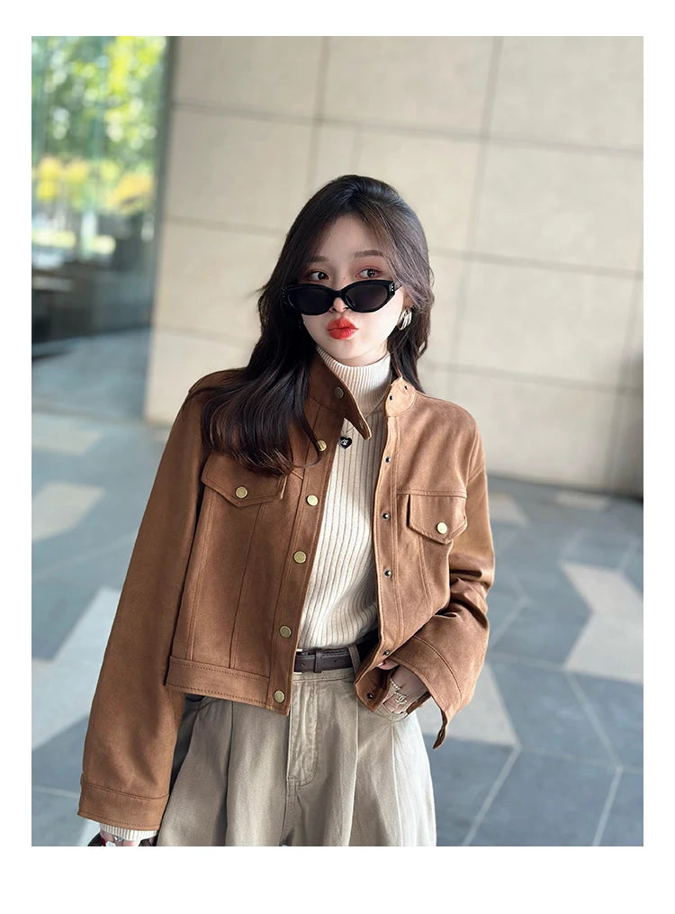 MOVEWEAR Velvet-Lined Turtleneck Winter Sweater for Women