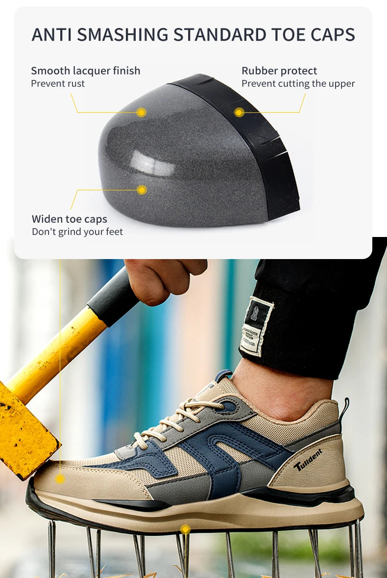 MOVEWEAR Men’s Lightweight Steel Toe Work Sneakers