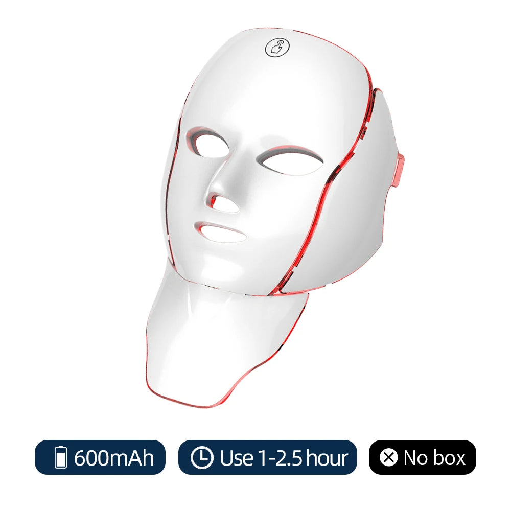 MOVEWEAR 7-Color LED Facial &amp; Neck Rejuvenation Mask
