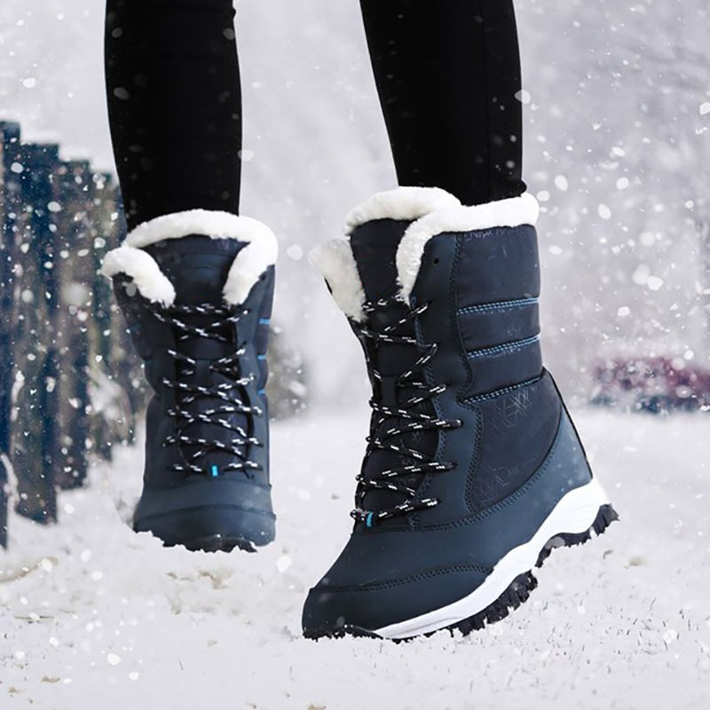 MOVEWEAR Women’s Platform Fur-Lined Winter Snow Boots