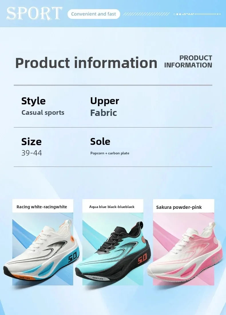 MOVEWEAR Unisex Carbon Plate Marathon Running Shoes