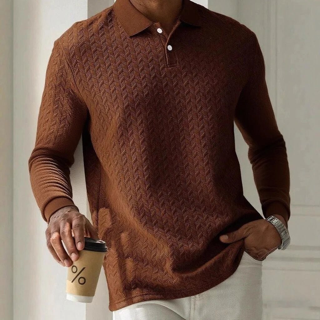 MOVEWEAR Long Sleeve Polo Shirt - MOVEWEAR