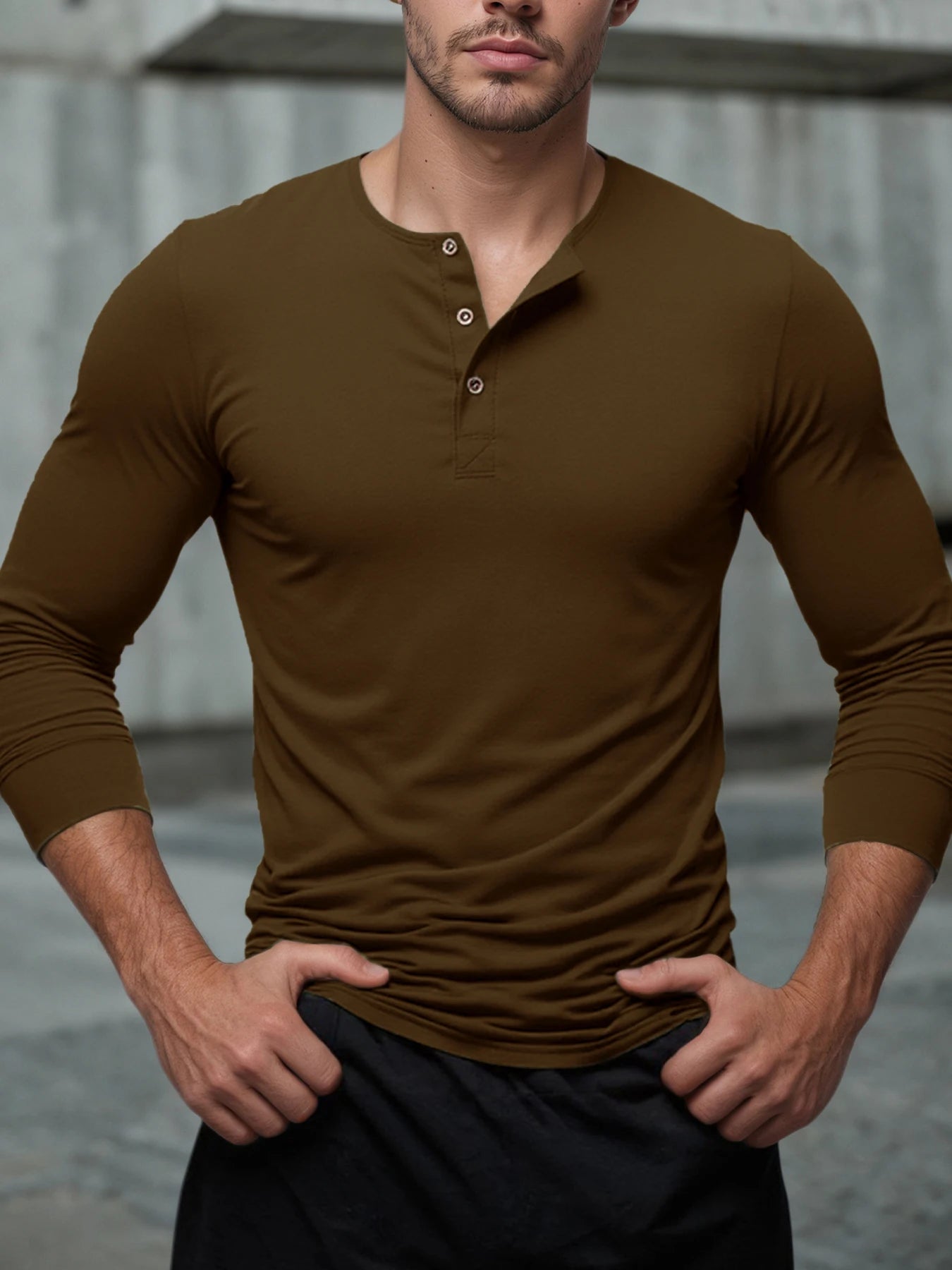 MOVEWEAR Breathable Long Sleeve Neck T-Shirt