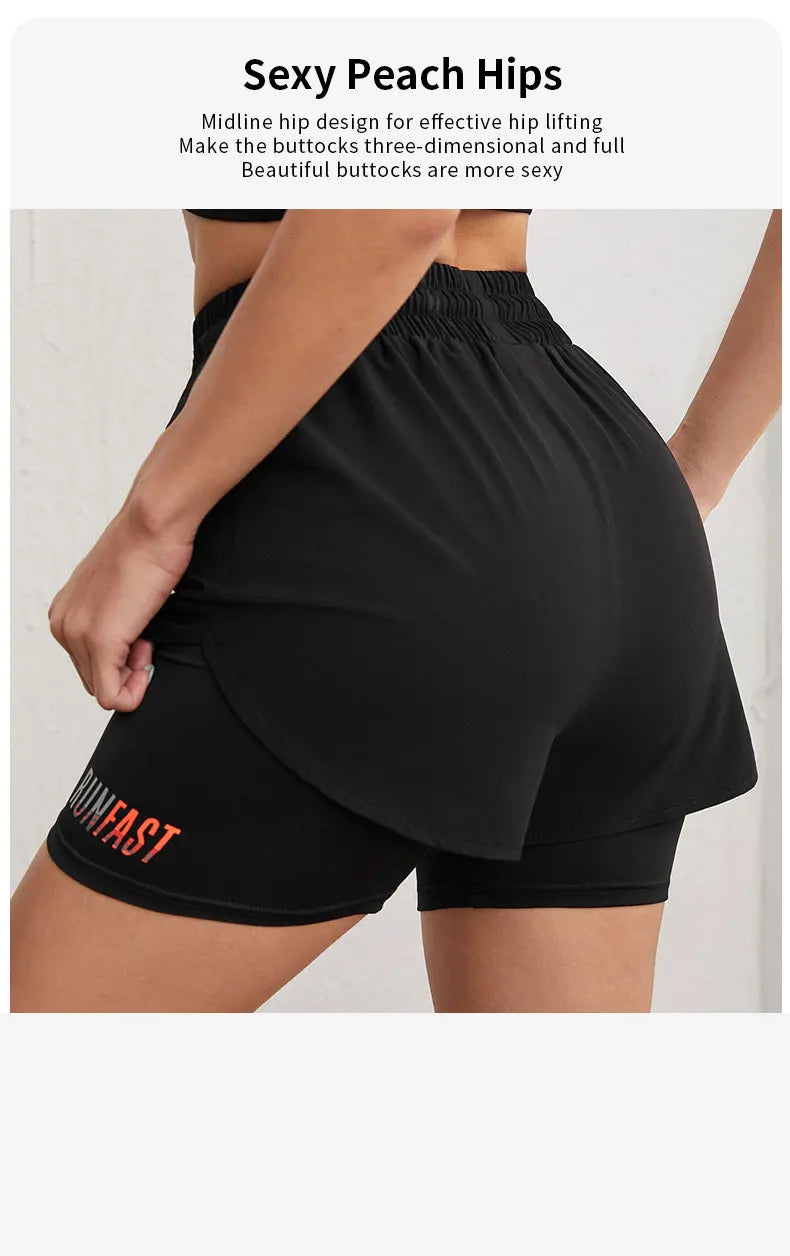 MOVEWEAR High Rise Yoga Running Shorts for Women