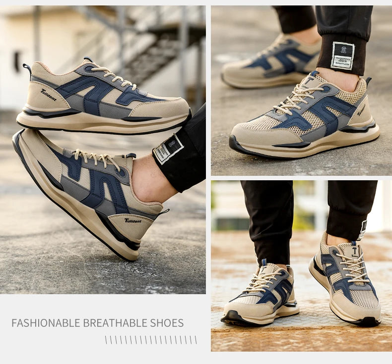 MOVEWEAR Men’s Lightweight Steel Toe Work Sneakers