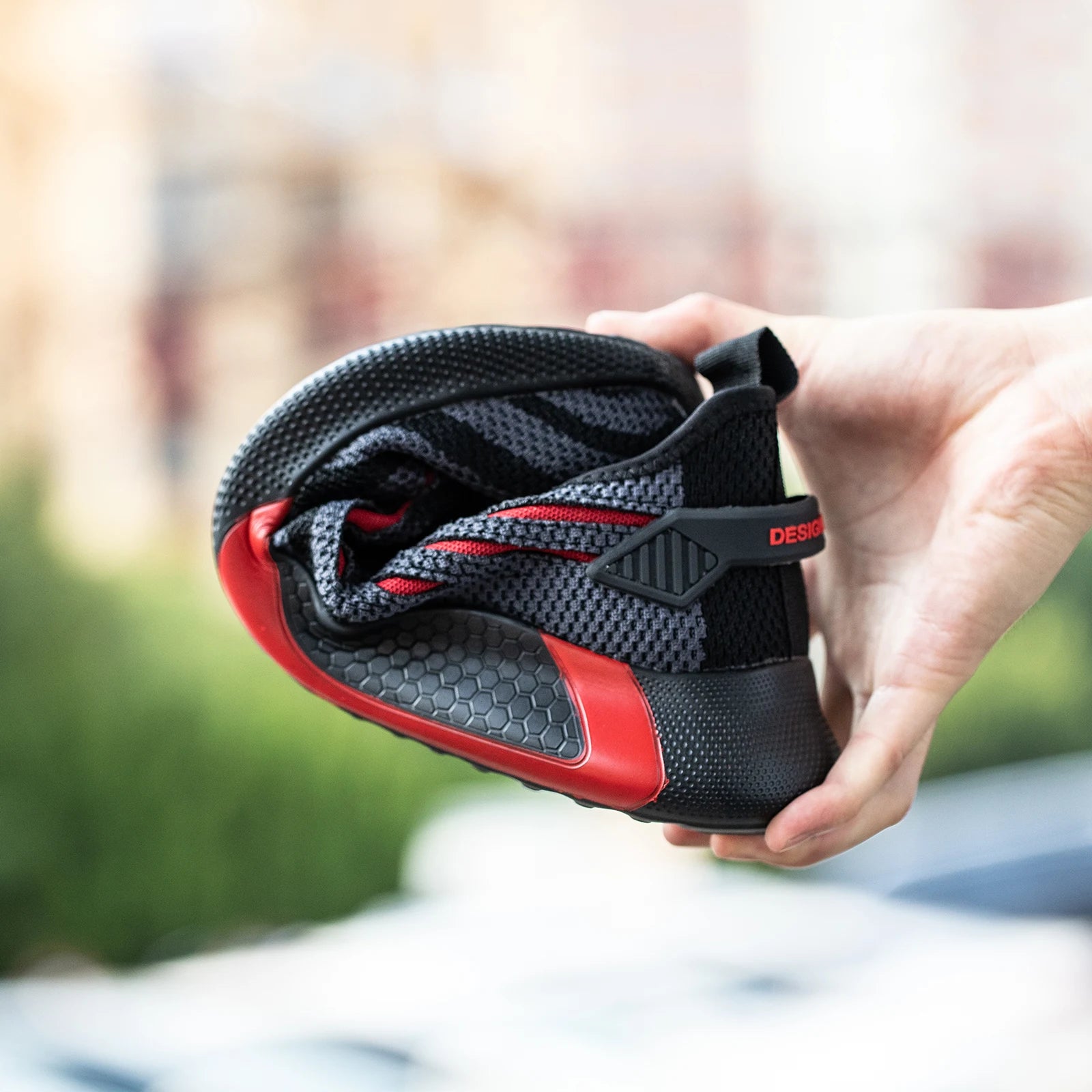 MOVEWEAR Men’s Lightweight Steel Toe Safety Work Shoes