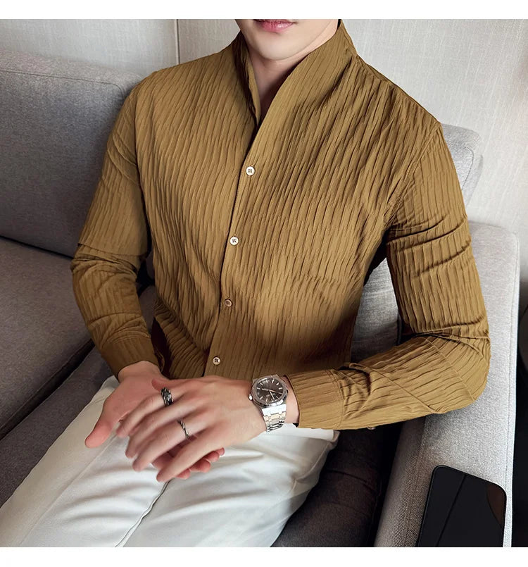 MOVEWEAR Long Sleeve British-Style Shirt