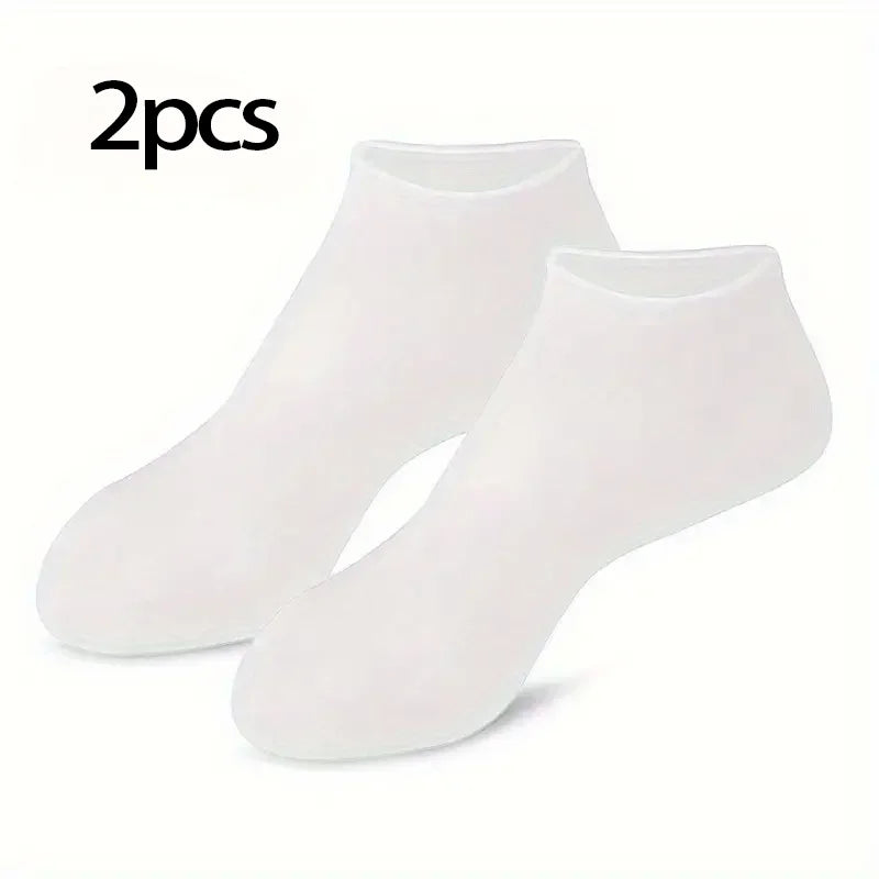 MOVEWEAR Silicone Moisturizing Foot Care Socks (2 Pairs)