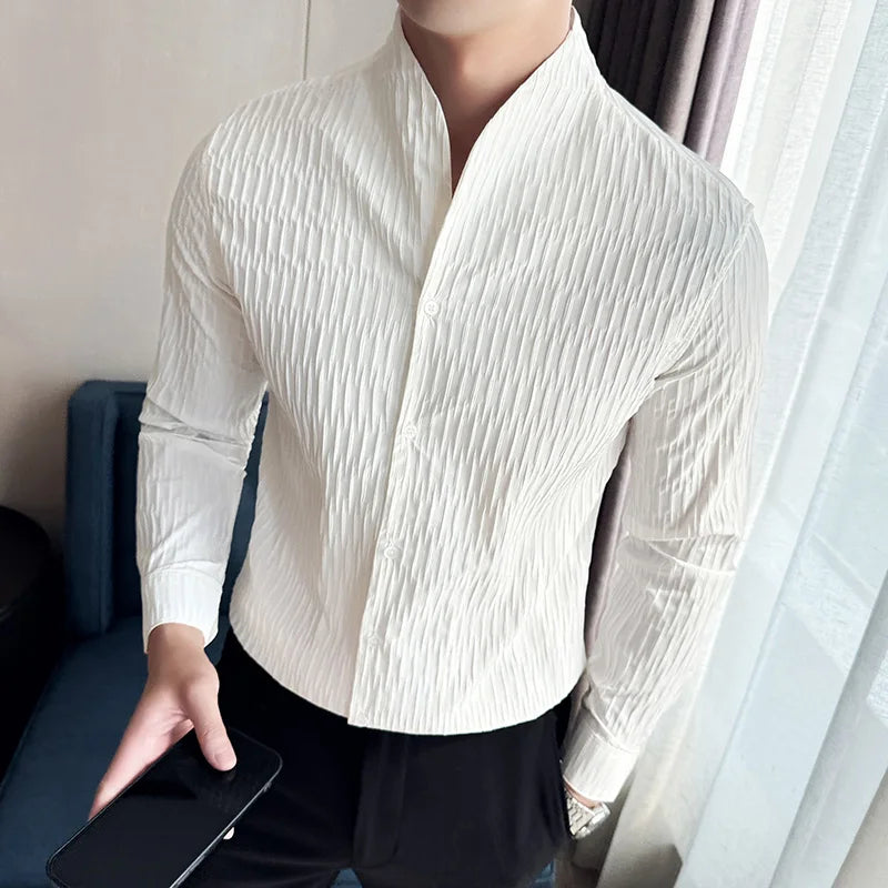 MOVEWEAR Long Sleeve British-Style Shirt