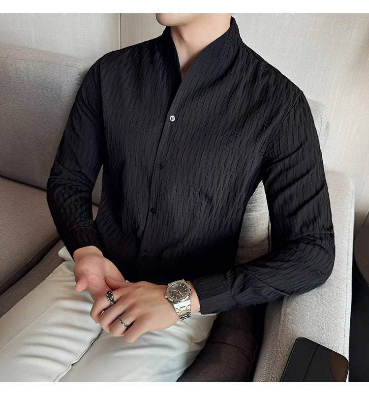 MOVEWEAR Long Sleeve British-Style Shirt