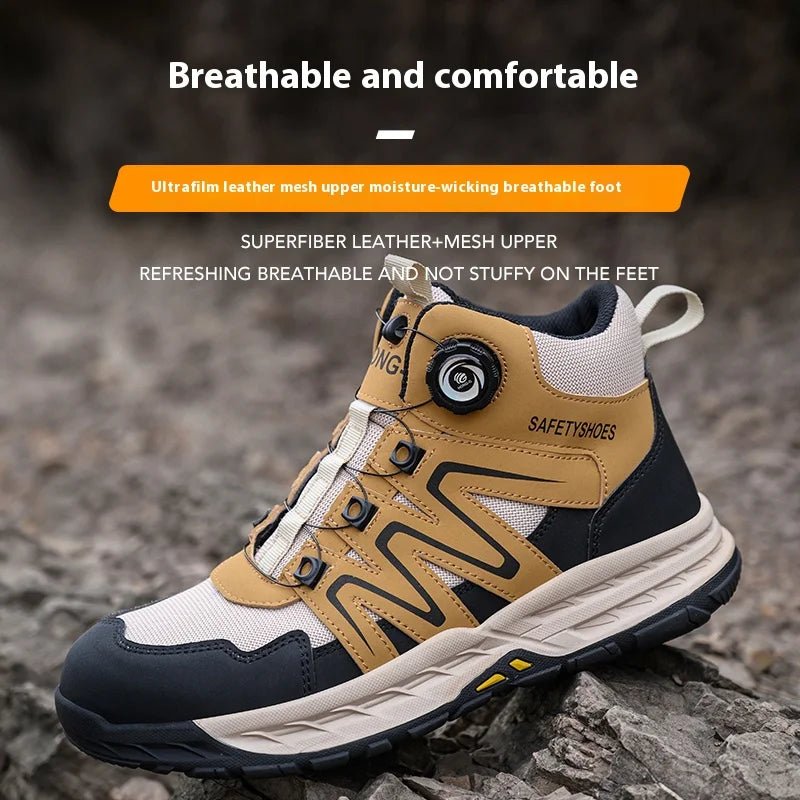 MOVEWEAR Men’s Steel Toe Indestructible Work Boots - MOVEWEAR