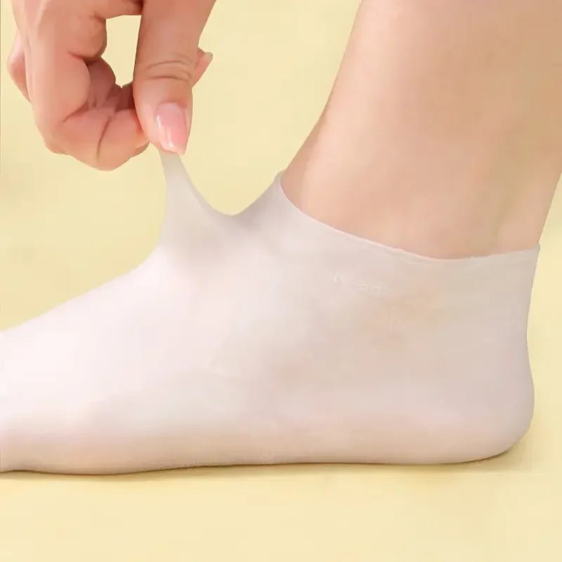 MOVEWEAR Silicone Moisturizing Foot Care Socks (2 Pairs) - MOVEWEAR