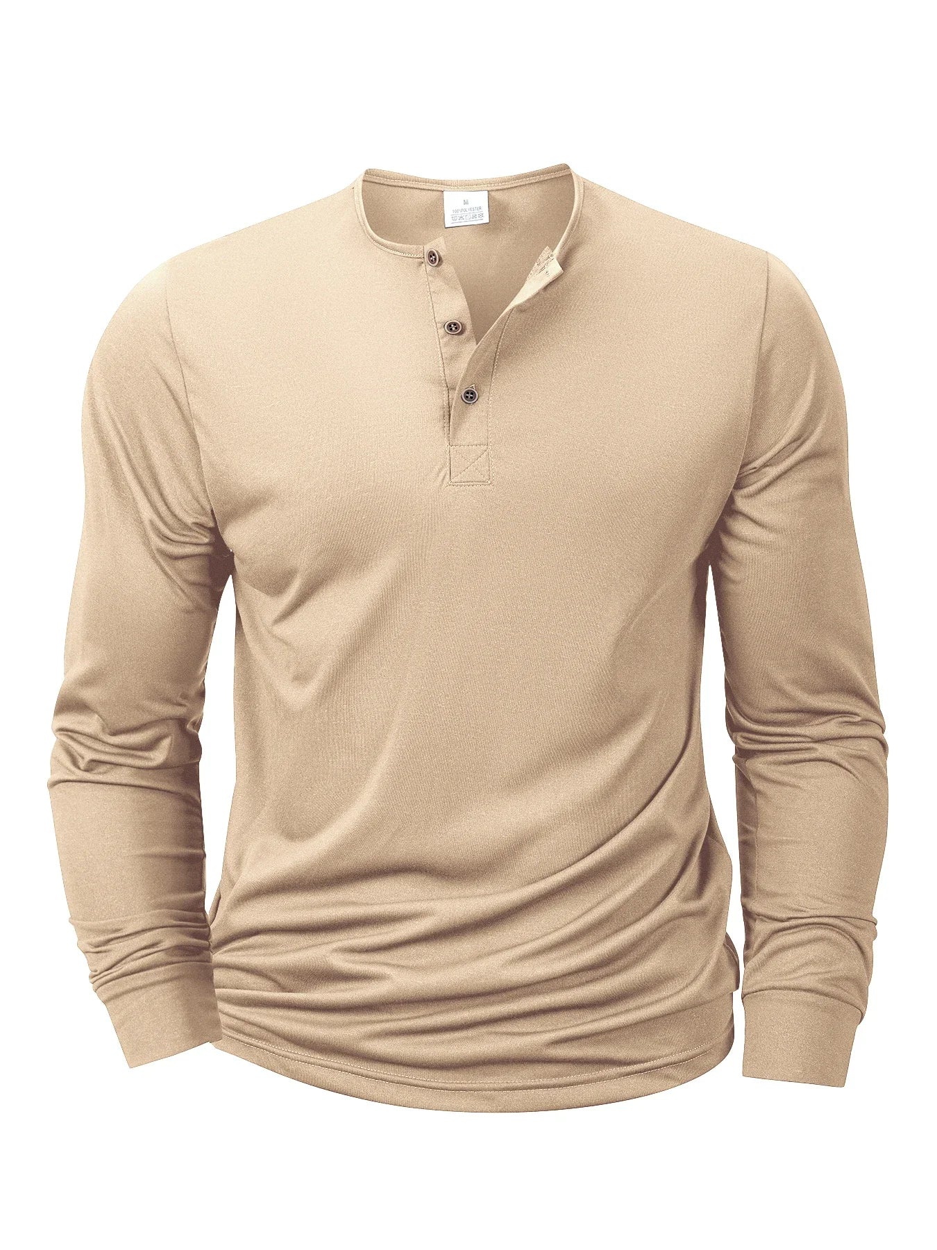MOVEWEAR Long Sleeve Henley T-Shirt - MOVEWEAR