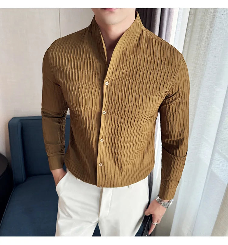 MOVEWEAR Long Sleeve British-Style Shirt