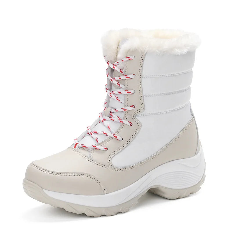 MOVEWEAR Women’s Platform Fur-Lined Winter Snow Boots