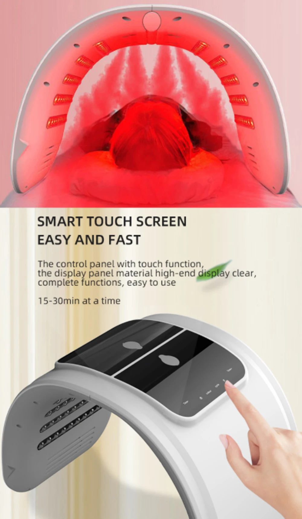 MOVEWEAR 7-in-1 LED Facial Rejuvenation Therapy Mask