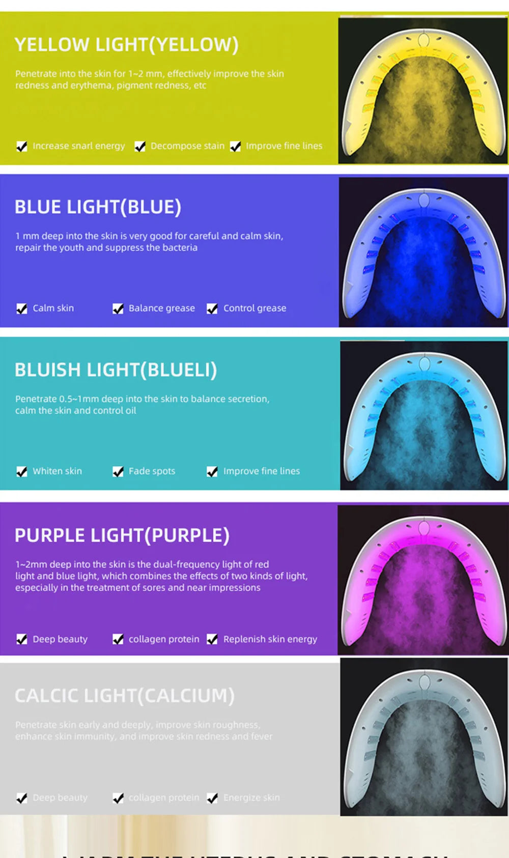 MOVEWEAR 7-in-1 LED Facial Rejuvenation Therapy Mask