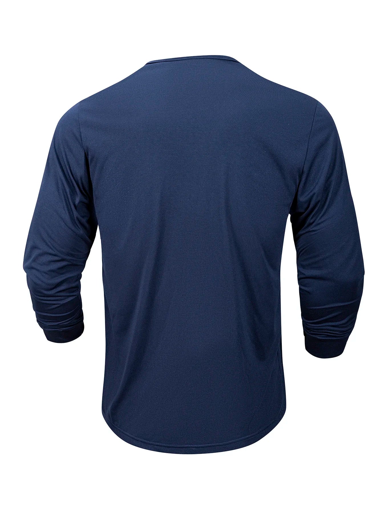 MOVEWEAR Long Sleeve Henley T-Shirt - MOVEWEAR