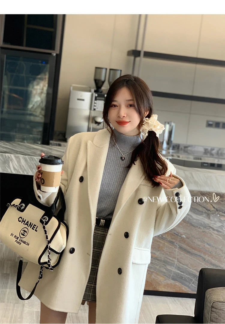 MOVEWEAR Velvet-Lined Turtleneck Winter Sweater for Women