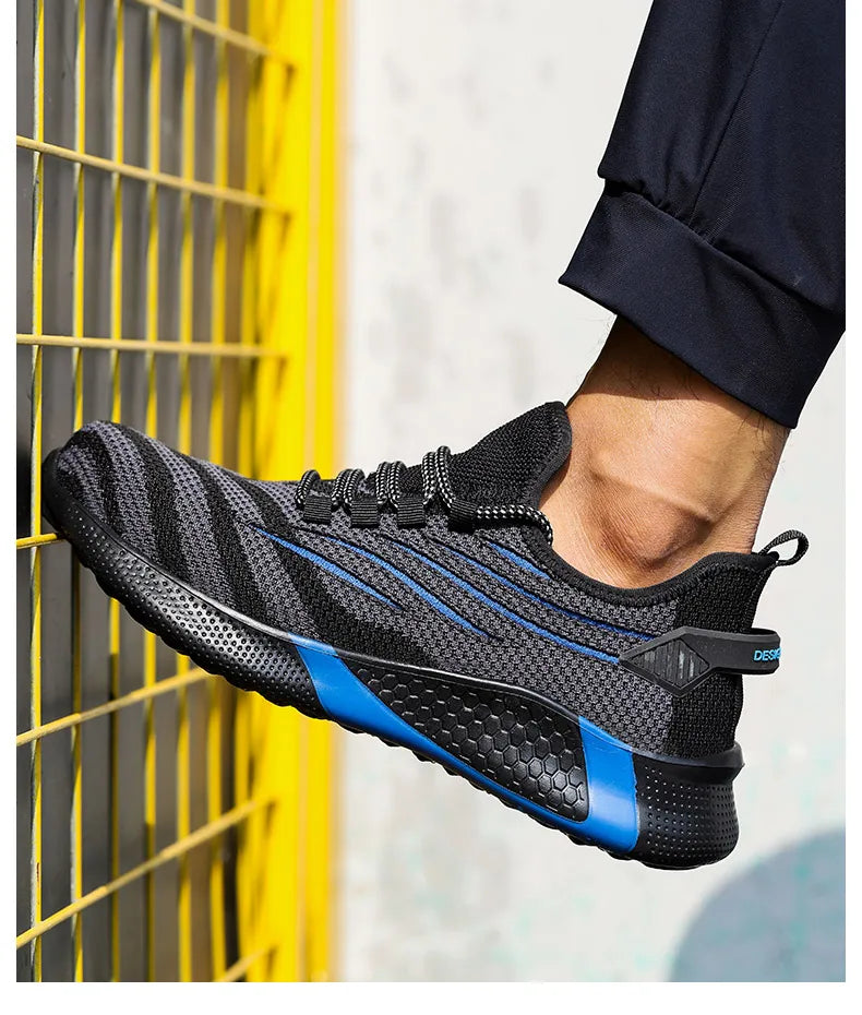 MOVEWEAR Men’s Lightweight Steel Toe Safety Work Shoes