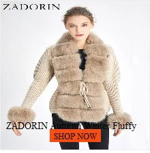 MOVEWEAR Elegant Faux Mink Fur Winter Coat