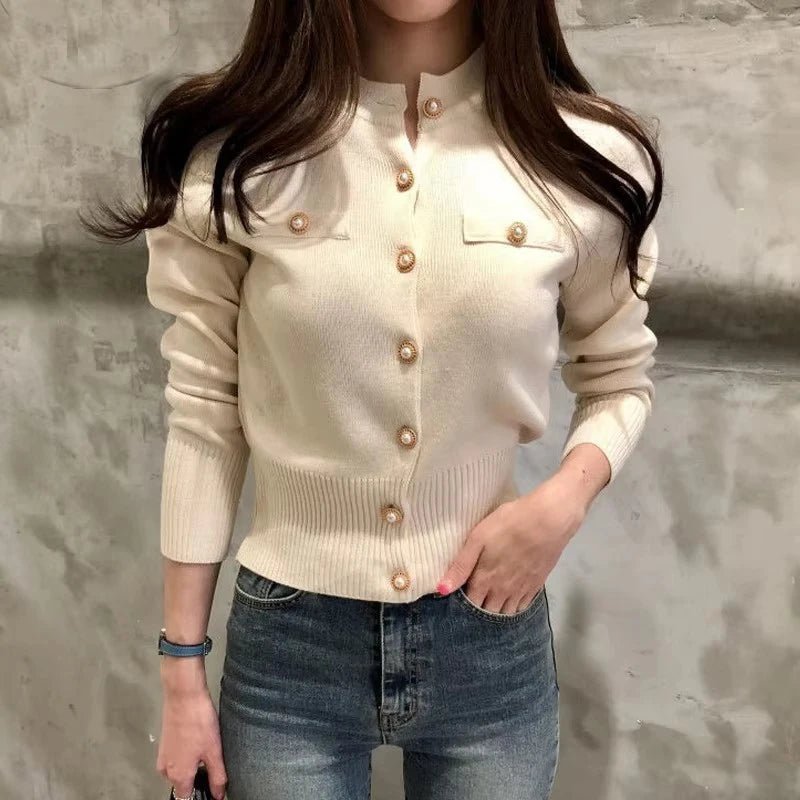 MOVEWEAR Autumn Knit Cardigan Sweater for Women - MOVEWEAR