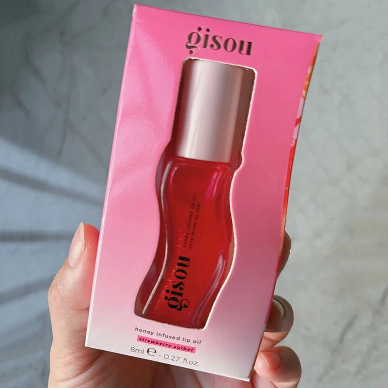 MOVEWEAR Gisou Hydrating Cherry Plumping Lip Oil - MOVEWEAR