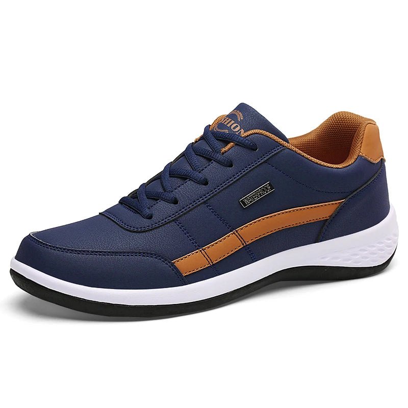 MOVEWEAR Men’s Italian Leather Casual Sneakers - MOVEWEAR